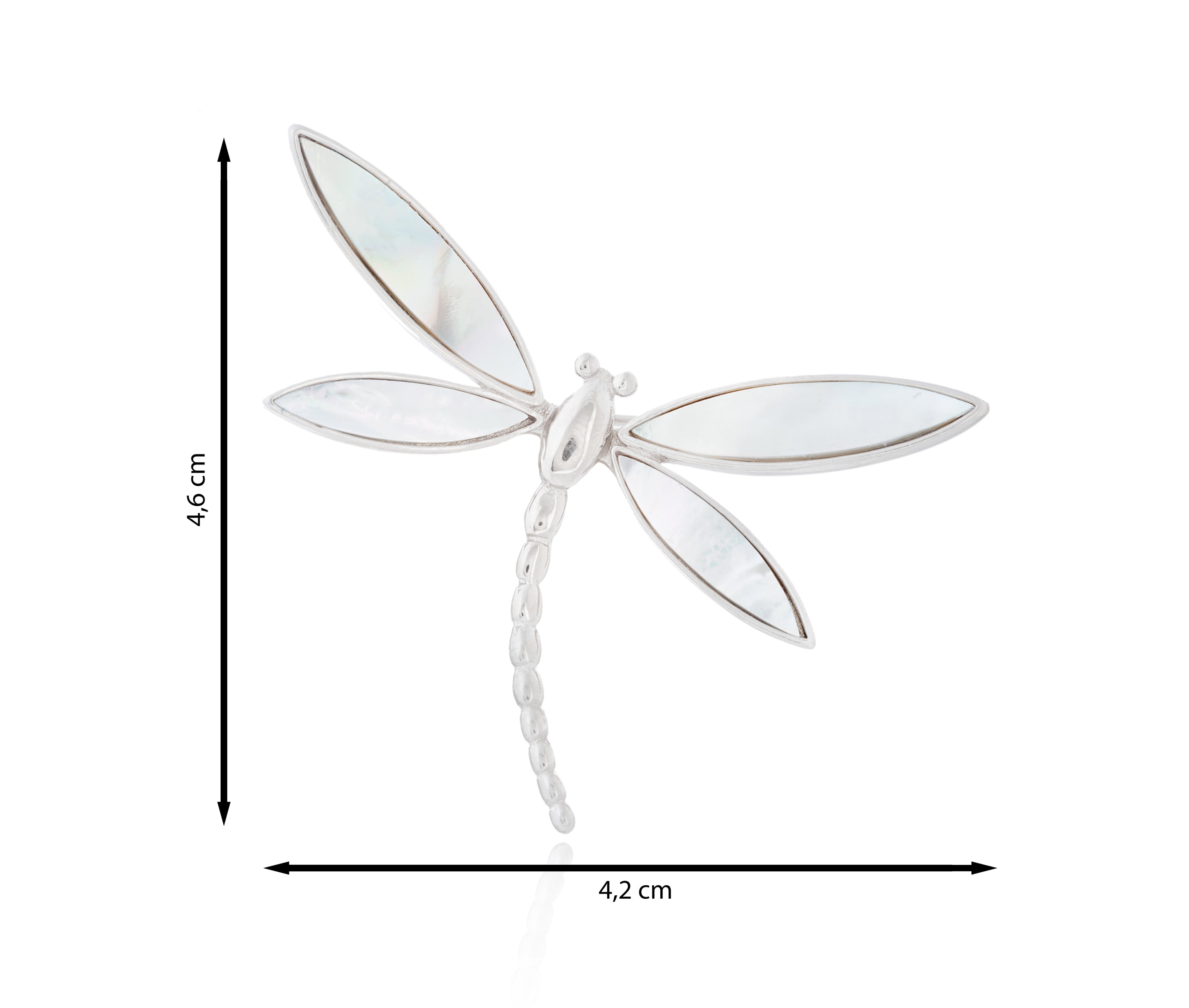Dragonfly Nacre Silver