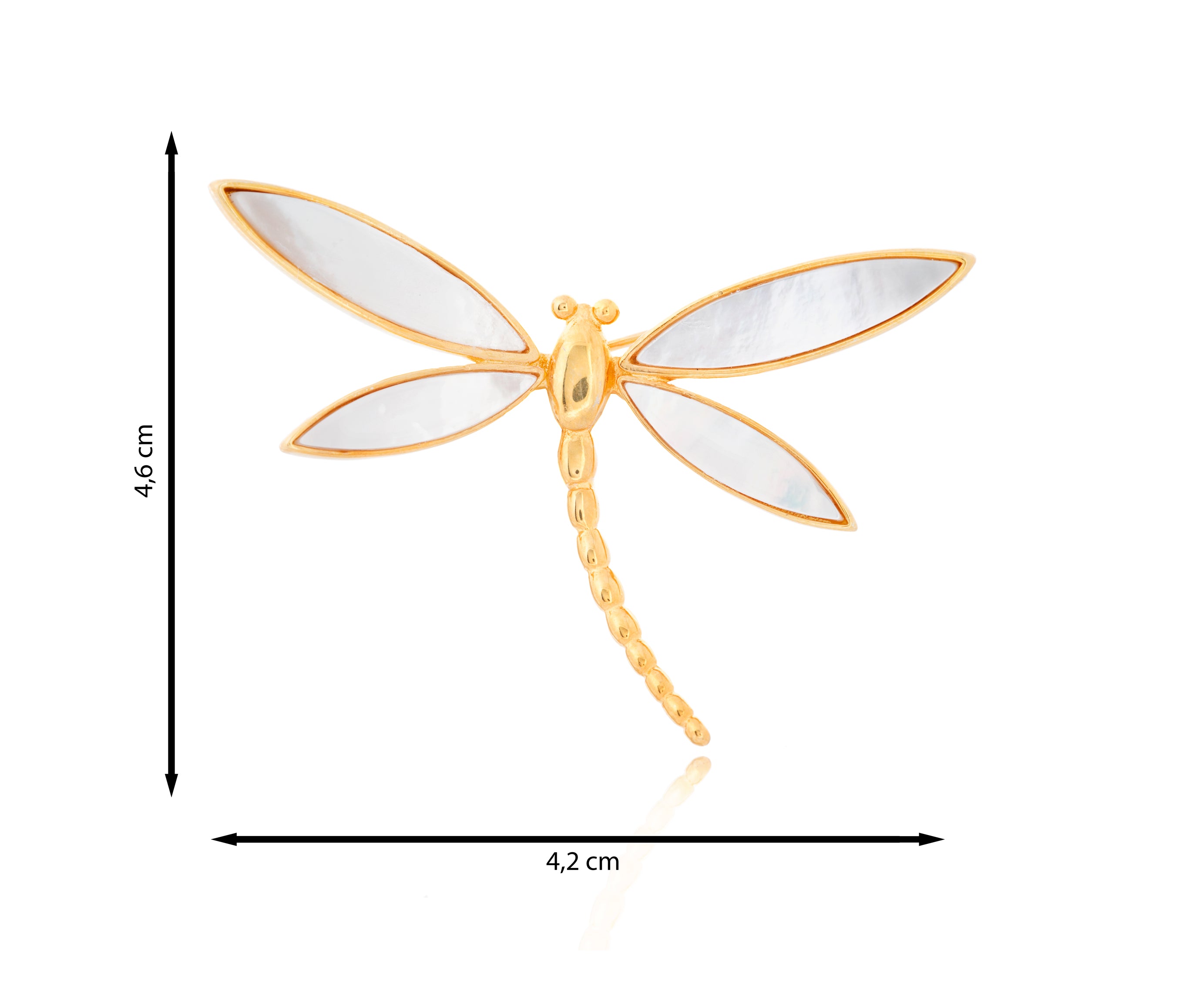Dragonfly Nacre Gold